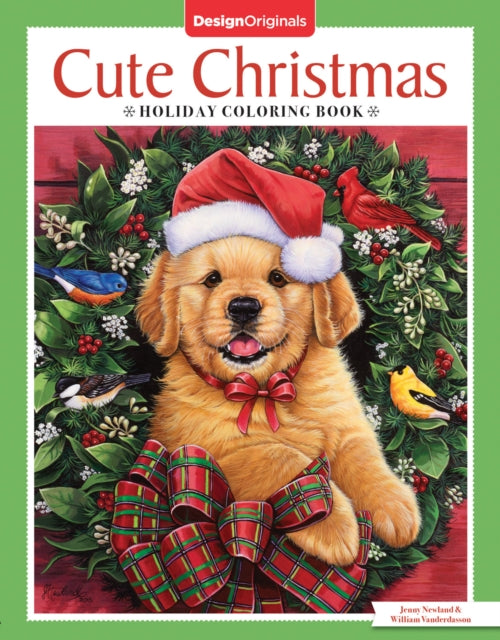 Book cover of: Cute Christmas Holiday Coloring Book. By: William Vanderdasson