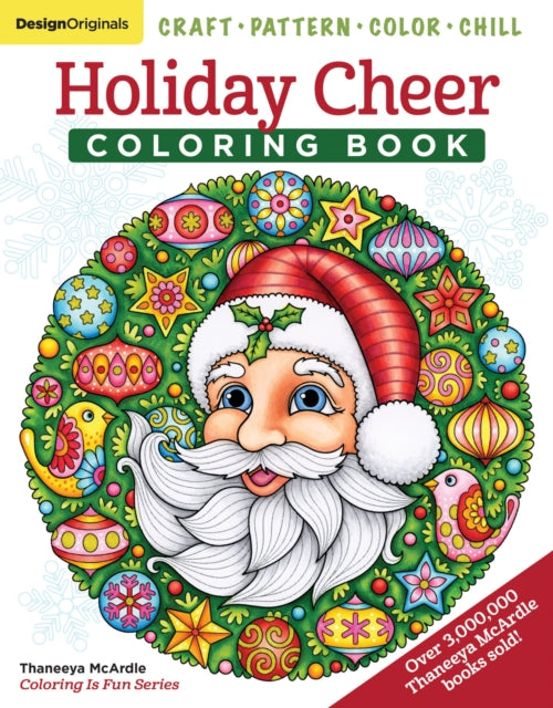 Book cover of: Holiday Cheer Coloring Book. By: Thaneeya McArdle