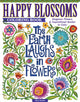 Book cover of: Happy Blossoms Coloring Book. By: Mary Tanana