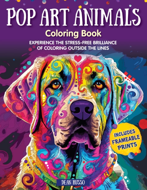Book cover of: Pop Art Animals Coloring Book