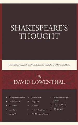 Shakespeare’s Thought