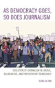 Book cover of: As Democracy Goes, So Does Journalism. By: Seong Jae Min