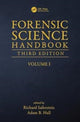 Book cover of: Forensic Science Handbook, Volume I. By: Richard Saferstein