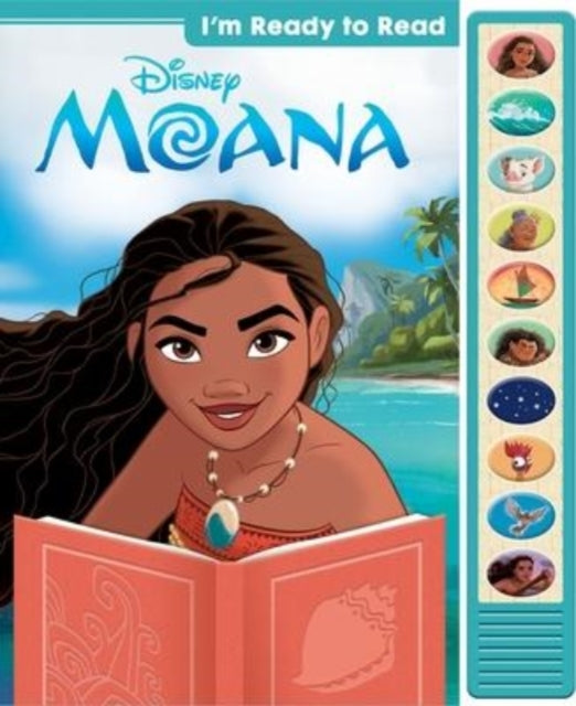 Book cover of: Disney Moana: I'm Ready to Read Sound Book. By: PI Kids