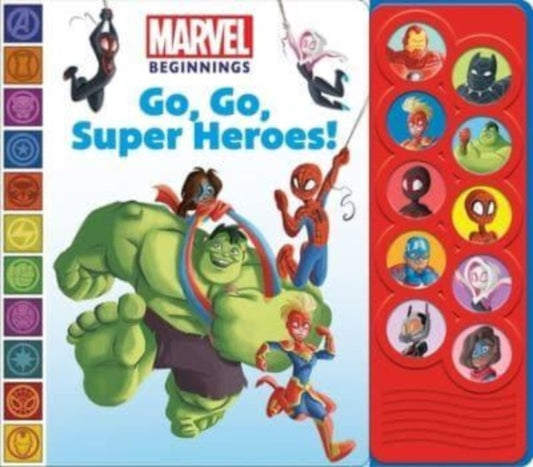 Marvel Beginnings Go Go Supernheroes Sound Listen & Learn 9781503772434 PI Kids