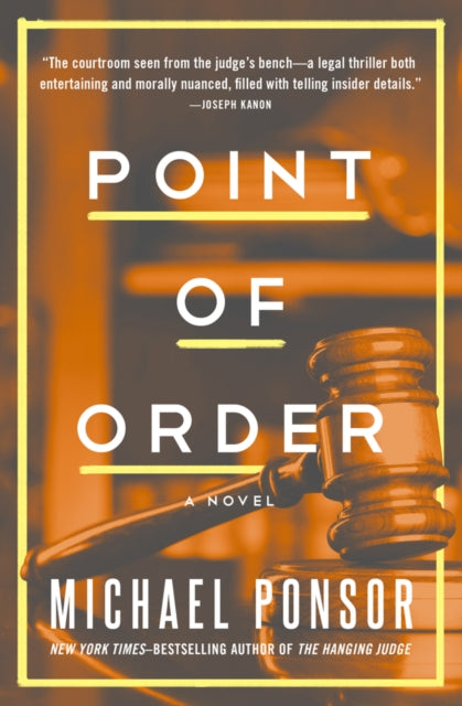 Book cover of: Point of Order. By: Michael Ponsor