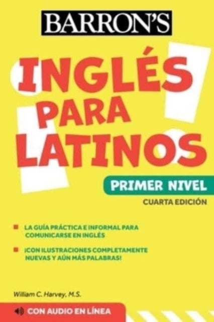 Book cover of: Ingles para latinos primer nivel/ English for Latinos Level 1. By: William C. Harvey