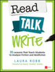 Book cover of: Read, Talk, Write. By: Laura J. Robb