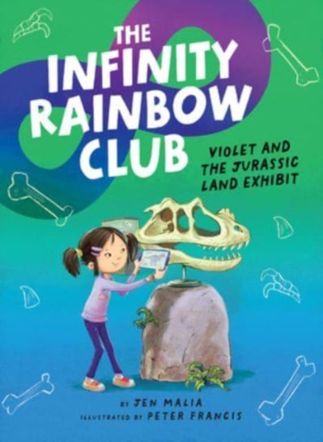 Book cover of: Violet and the Jurassic Land Exhibit. By: Jen Malia