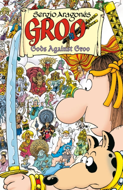 Book cover of: Groo: Gods Against Groo. By: Sergio Aragonés