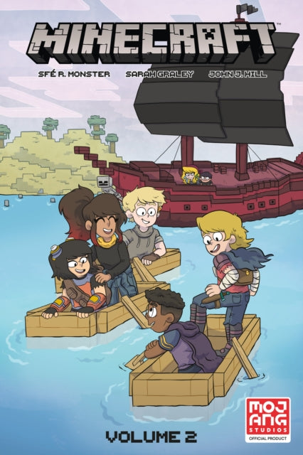Book cover of: Minecraft Volume 2 (Graphic Novel). By: Sfe R. Monster
