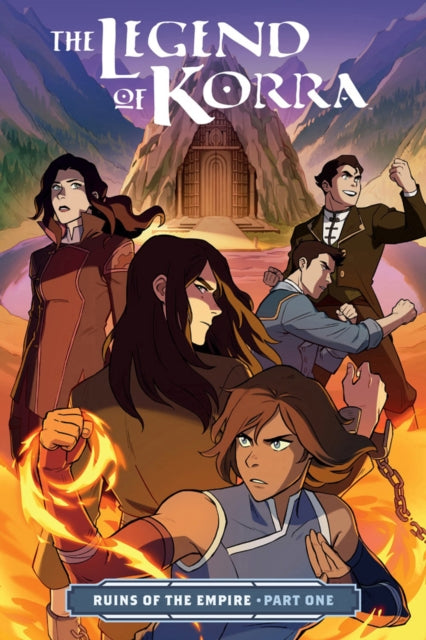 Book cover of: Legend of Korra, The: Ruins of the Empire Part One. By: Michael Dante DiMartino
