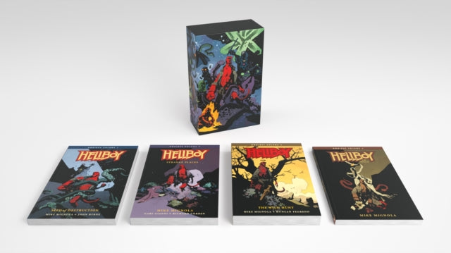 Book cover of: Hellboy Omnibus Boxed Set. By: Mike Mignola
