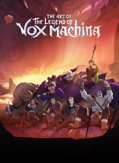 Book cover of: Art of The Legend of Vox Machina. By: Meredith Kecskemety