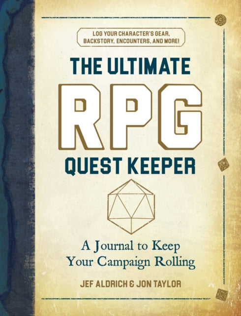 Book cover of: Ultimate RPG Quest Keeper. By: Jef Aldrich