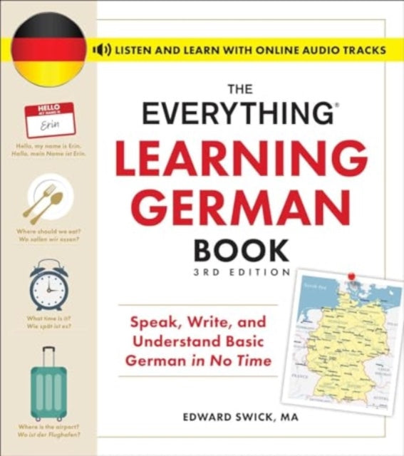 Book cover of: Everything Learning German Book, 3rd Edition