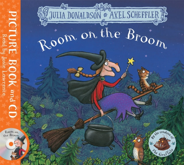 Book cover of: Room on the Broom. By: Julia Donaldson