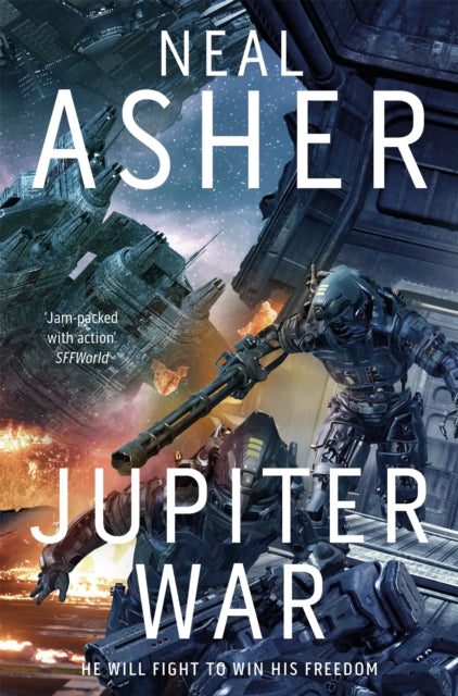 Book cover of: Jupiter War. By: Neal L. Asher