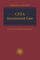 Book cover of: CETA Investment Law. By: Marc Bungenberg