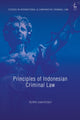 Book cover of: Principles of Indonesian Criminal Law. By: Topo Santoso