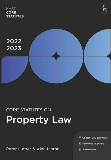 Book cover of: Core Statutes on Property Law 2022-23. By: Peter Luther