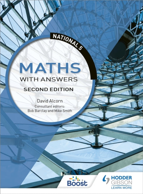 Book cover of: National 5 Maths with Answers, Second Edition. By: David Alcorn