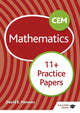 Book cover of: CEM 11+ Mathematics Practice Papers. By: David E. Hanson