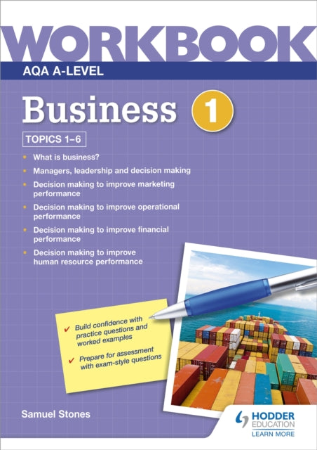 Book cover of: AQA A-Level Business Workbook 1. By: Helen Coupland) Smith