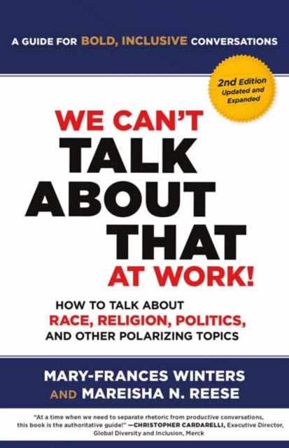 Book cover of: We Can't Talk about That at Work! Second Edition. By: Mary-Frances Winters
