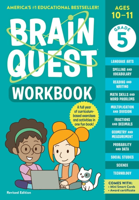 Book cover of: Brain Quest Workbook: 5th Grade (Revised Edition). By: Workman Publishing