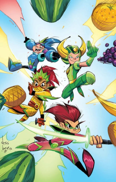 Book cover of: Fruit Ninja & Jetpack Joyride HC. By: Nate Cosby