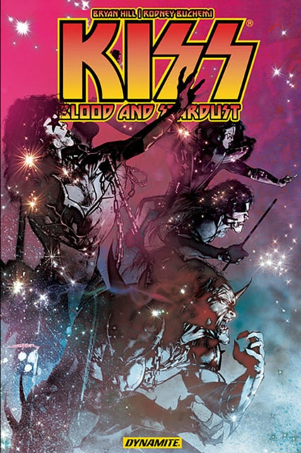 Book cover of: KISS: Blood & Stardust. By: Bryan Hill