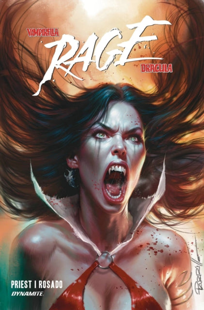 Book cover of: Vampirella/Dracula: Rage. By: Christopher Priest