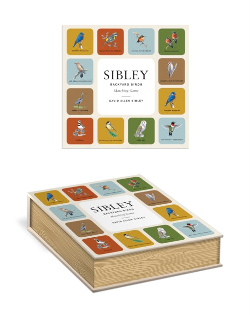 Book cover of: Sibley Backyard Birds Matching Game. By: David Sibley