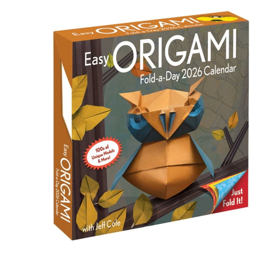 Easy Origami 2026 Fold-a-Day Calendar 9781524896966 JEFF COLE