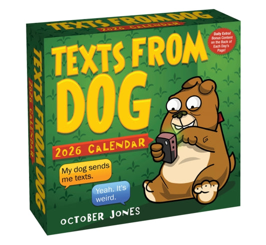 Book cover of: Texts from Dog 2026 Day-to-Day Calendar