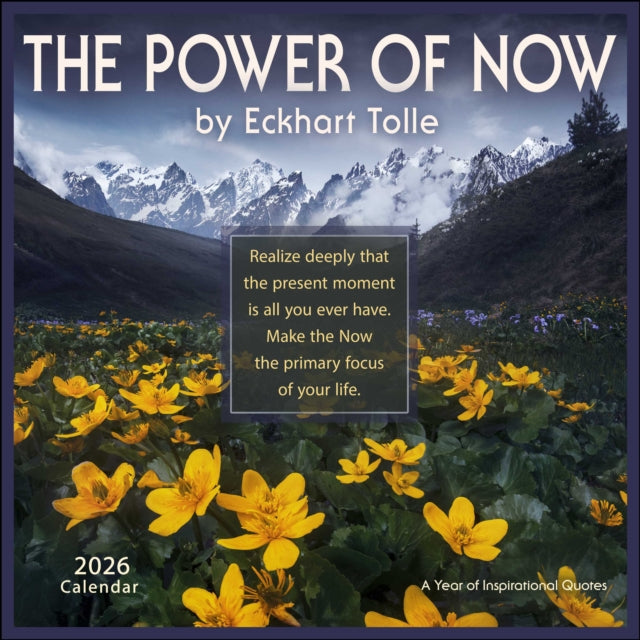 Book cover of: Power of Now 2026 Wall Calendar