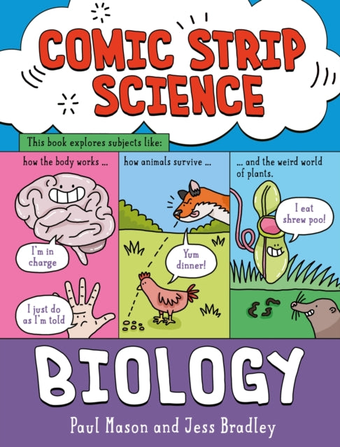 Book cover of: Comic Strip Science: Biology. By: Paul Mason