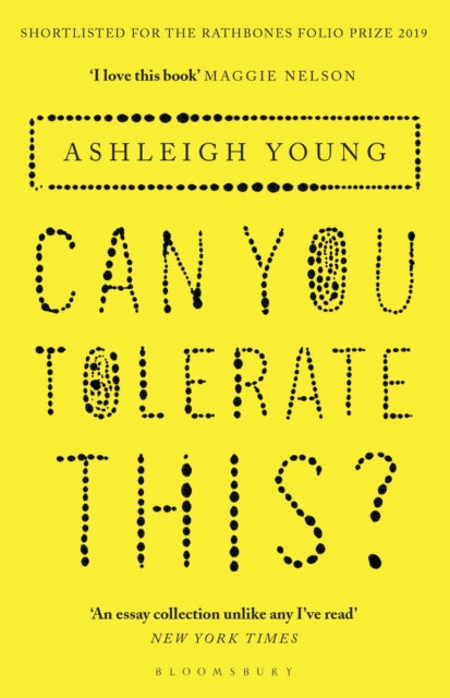 Book cover of: Can You Tolerate This?