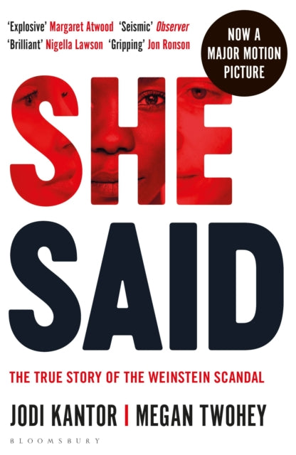 Book cover of: She Said. By: Jodi Kantor