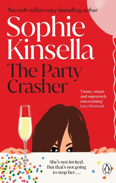 Book cover of: Party Crasher. By: Sophie Kinsella