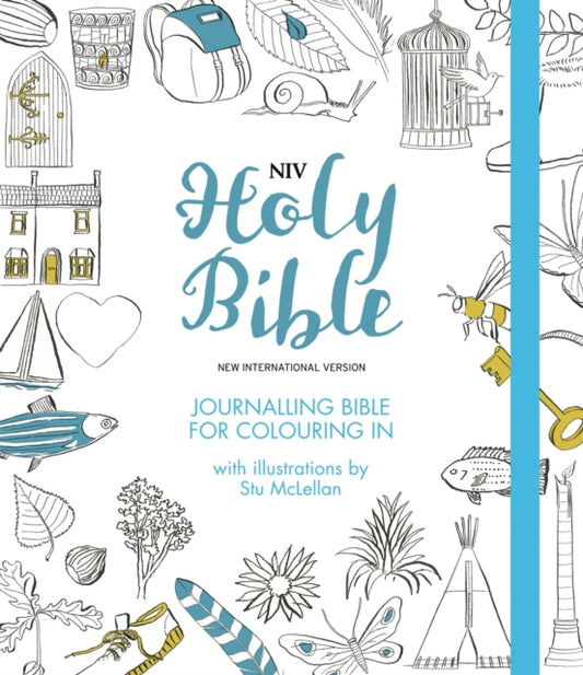 Book cover of: NIV Journalling Bible for Colouring In. By: New International Version