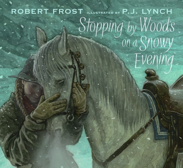 Book cover of: Stopping by Woods on a Snowy Evening. By: Robert Frost
