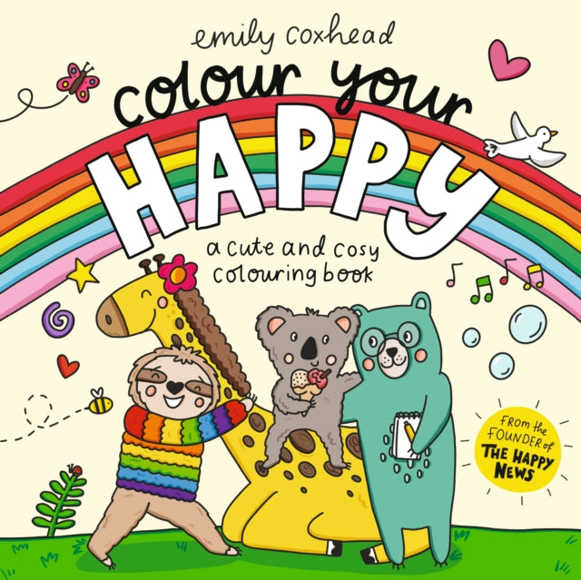 Book cover of: COLOUR YOUR HAPPY. By: COXHEAD, EMILY