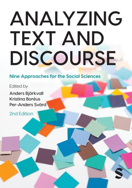 Book cover of: Analyzing Text and Discourse. By: Anders Björkvall