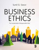 Book cover of: Business Ethics. By: Sunil G. Savur