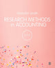 Book cover of: Research Methods in Accounting. By: Malcolm Smith