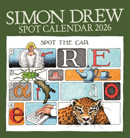 Book cover of: Simon Drew Easel Desk Calendar 2026