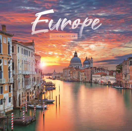 Book cover of: Europe Square Wall Calendar 2026