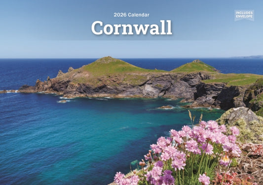 Book cover of: Cornwall A5 Calendar 2026